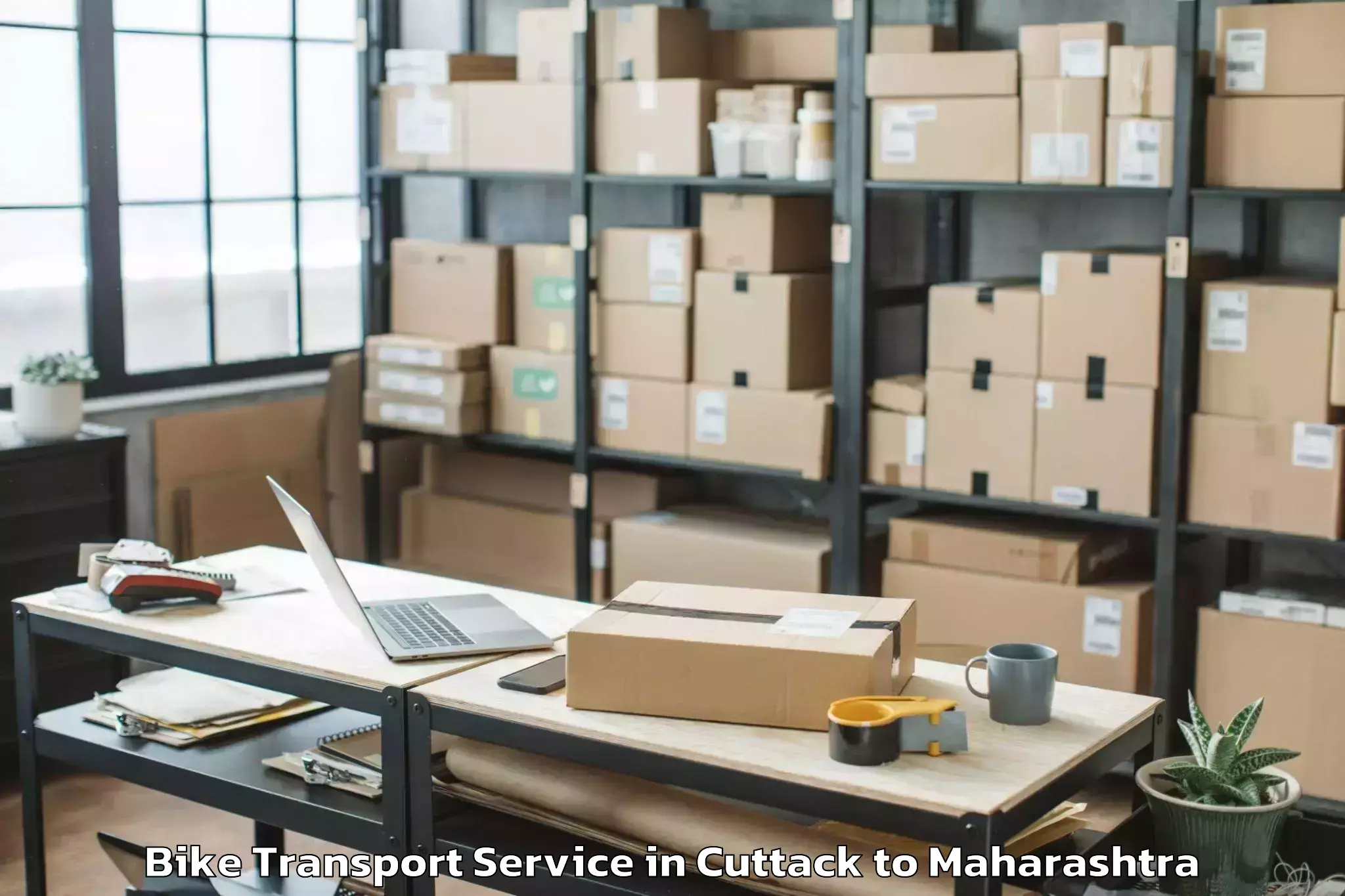 Top Cuttack to Pimpri Chinchwad Bike Transport Available